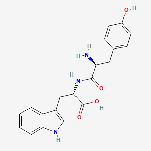 molecular formula C20H21N3O4 B1337219 Tyrosyl-tryptophan CAS No. 60815-41-0