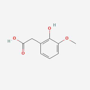 molecular formula C9H10O4 B13372227 (2-Hydroxy-3-methoxyphenyl)acetic acid CAS No. 19988-46-6