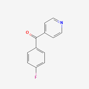 molecular formula C12H8FNO B1337225 (4-Fluorophenyl)(pyridin-4-yl)methanone CAS No. 41538-36-7