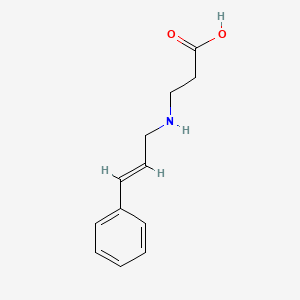 molecular formula C12H15NO2 B13372434 N-cinnamyl-beta-alanine 