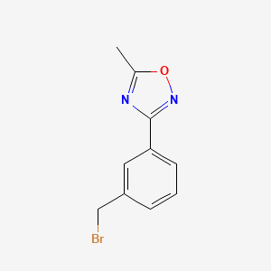 3-(3-(Bromomethyl)phenyl)-5-methyl-1,2,4-oxadiazole