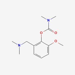 molecular formula C13H20N2O3 B13372611 2-[(Dimethylamino)methyl]-6-methoxyphenyl dimethylcarbamate 