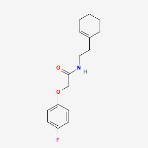 molecular formula C16H20FNO2 B13372677 N-[2-(1-cyclohexen-1-yl)ethyl]-2-(4-fluorophenoxy)acetamide 