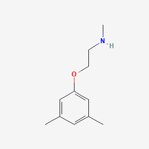 B1337269 2-(3,5-dimethylphenoxy)-N-methylethanamine CAS No. 875159-76-5