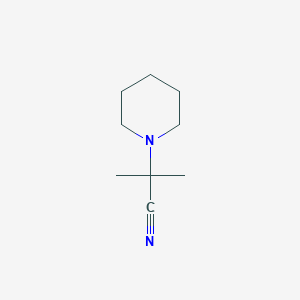 molecular formula C9H16N2 B133727 2-Methyl-2-piperidin-1-ylpropanenitrile CAS No. 2273-41-8