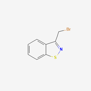 molecular formula C8H6BrNS B1337285 3-(bromomethyl)-1,2-benzothiazole CAS No. 59057-83-9