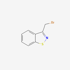 molecular formula C8H6BrNS B1337285 3-(溴甲基)苯并[d]异噻唑 CAS No. 59057-83-9