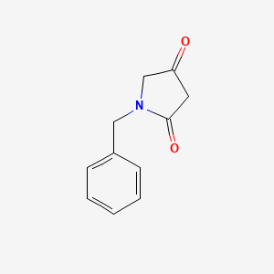 molecular formula C11H11NO2 B1337291 1-苄基吡咯烷-2,4-二酮 CAS No. 30125-76-9
