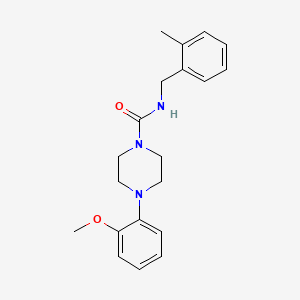 molecular formula C20H25N3O2 B13372918 4-(2-methoxyphenyl)-N-(2-methylbenzyl)-1-piperazinecarboxamide 