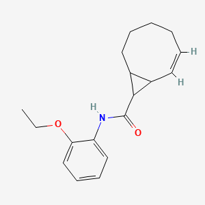 molecular formula C18H23NO2 B13372958 N-(2-ethoxyphenyl)bicyclo[6.1.0]non-2-ene-9-carboxamide 