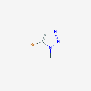 molecular formula C3H4BrN3 B1337305 5-Bromo-1-methyl-1H-1,2,3-triazole CAS No. 16681-82-6