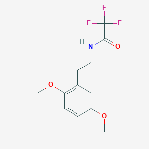 molecular formula C12H14F3NO3 B1337310 N-(2,5-Dimethoxyphenethyl)-2,2,2-trifluoroacetamide 