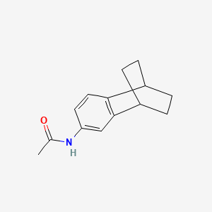 molecular formula C14H17NO B13373164 N-tricyclo[6.2.2.0~2,7~]dodeca-2,4,6-trien-4-ylacetamide 