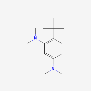 molecular formula C14H24N2 B13373188 N-[2-tert-butyl-5-(dimethylamino)phenyl]-N,N-dimethylamine 
