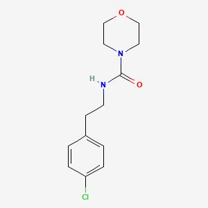 molecular formula C13H17ClN2O2 B13373216 N-[2-(4-chlorophenyl)ethyl]-4-morpholinecarboxamide 
