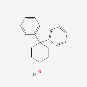 molecular formula C18H20O B1337327 4,4-二苯基环己醇 CAS No. 42420-85-9