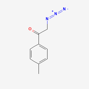molecular formula C9H9N3O B1337335 2-Azido-1-(4-methylphenyl)ethanone CAS No. 6595-30-8