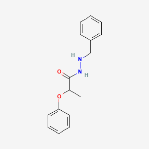 molecular formula C16H18N2O2 B13373390 N'-benzyl-2-phenoxypropanohydrazide 