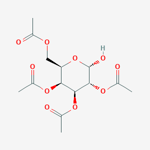 molecular formula C14H20O10 B1337343 2,3,4,6-Tetra-O-acetyl-a-D-galactopyranose CAS No. 22554-70-7