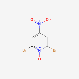B1337347 2,6-Dibromo-4-nitropyridine oxide CAS No. 98027-81-7