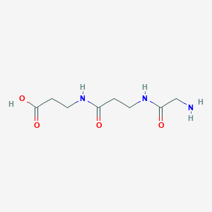 molecular formula C8H15N3O4 B1337358 H-Gly-b-Ala-b-Ala-OH 