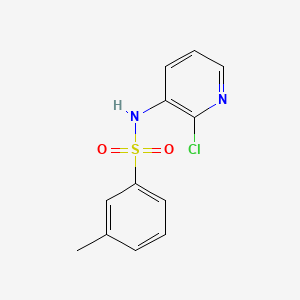 molecular formula C12H11ClN2O2S B13373597 N-(2-chloro-3-pyridinyl)-3-methylbenzenesulfonamide 