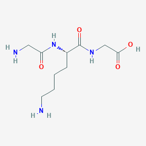 molecular formula C10H20N4O4 B1337361 Glycine, glycyl-L-lysyl- CAS No. 45214-22-0