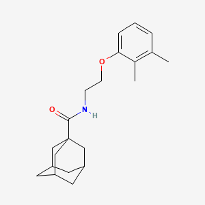 molecular formula C21H29NO2 B13373622 N-[2-(2,3-dimethylphenoxy)ethyl]-1-adamantanecarboxamide 
