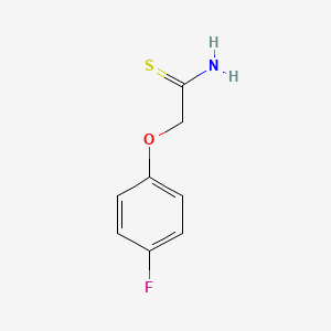 B1337388 2-(4-Fluorophenoxy)ethanethioamide CAS No. 35370-93-5