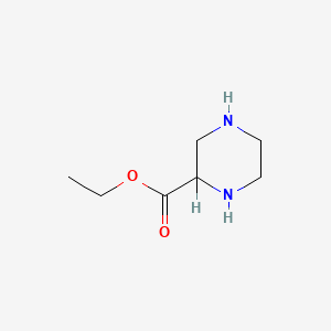 molecular formula C7H14N2O2 B1337393 哌嗪-2-甲酸乙酯 CAS No. 89941-07-1
