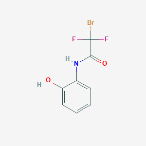 molecular formula C8H6BrF2NO2 B1337396 2-bromo-2,2-difluoro-N-(2-hydroxyphenyl)acetamide CAS No. 239136-81-3