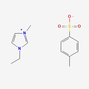 molecular formula C13H18N2O3S B1337397 1-Ethyl-3-methylimidazolium tosylate CAS No. 328090-25-1