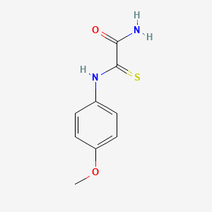 B1337401 2-((4-Methoxyphenyl)amino)-2-thioxoacetamide CAS No. 71369-81-8