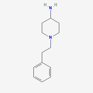 molecular formula C13H20N2 B1337405 1-苯乙基哌啶-4-胺 CAS No. 51448-56-7