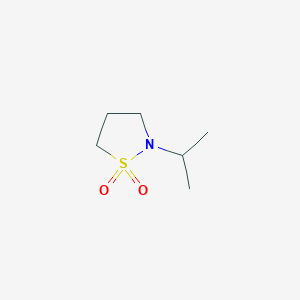 molecular formula C6H13NO2S B1337410 2-Isopropylisothiazolidine 1,1-dioxide CAS No. 279669-65-7