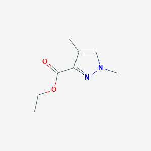 molecular formula C8H12N2O2 B1337411 ethyl 1,4-dimethyl-1H-pyrazole-3-carboxylate CAS No. 68809-65-4