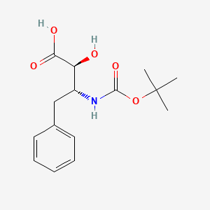 molecular formula C15H21NO5 B1337419 (2S,3R)-3-(Boc-amino)-2-hydroxy-4-phenylbutyric acid CAS No. 62023-65-8