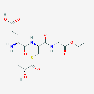 molecular formula C15H25N3O8S B133742 Glutathione glycylethyl ester CAS No. 145356-41-8