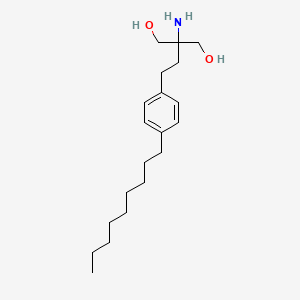 B1337438 1,3-Propanediol, 2-amino-2-[2-(4-nonylphenyl)ethyl]- CAS No. 746594-44-5
