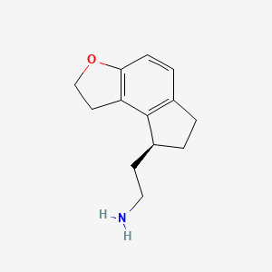 molecular formula C13H17NO B1337449 (S)-2-(1,6,7,8-Tetrahydro-2H-indeno[5,4-b]furan-8-yl)ethylamine CAS No. 196597-81-6