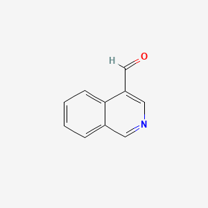 molecular formula C10H7NO B1337463 异喹啉-4-甲醛 CAS No. 22960-16-3