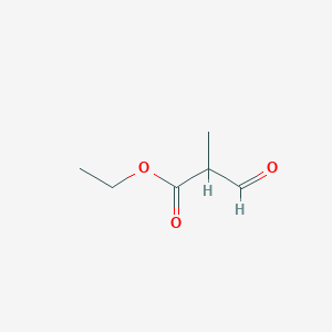 B1337467 2-Formylpropionic Acid Ethyl Ester CAS No. 27772-62-9