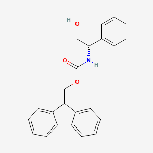 molecular formula C23H21NO3 B1337474 Fmoc-L-phenylglycinol CAS No. 215178-44-2