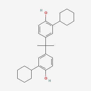 molecular formula C27H36O2 B1337475 2,2-Bis(3-cyclohexyl-4-hydroxyphenyl)propane CAS No. 57100-74-0