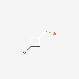 molecular formula C5H7BrO B1337481 3-(Bromomethyl)cyclobutanone CAS No. 463961-43-5