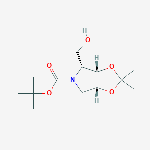 (3aS,4R,6aR)-tert-butyl 4-(hydroxymethyl)-2,2-dimethyldihydro-3aH-[1,3]dioxolo[4,5-c]pyrrole-5(4H)-carboxylate