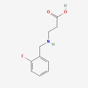 molecular formula C10H12FNO2 B13375091 N-(2-fluorobenzyl)-beta-alanine 