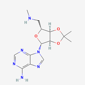 9-((3aR,4R,6R,6aR)-2,2-Dimethyl-6-((methylamino)methyl)tetrahydrofuro[3,4-d][1,3]dioxol-4-yl)-9H-purin-6-amine