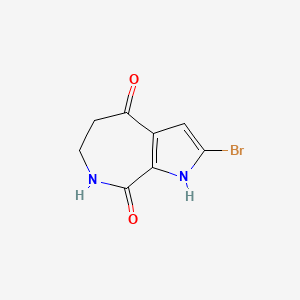 2-Bromo-6,7-dihydro-1H,5H-pyrrolo[2,3-c]azepine-4,8-dione