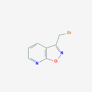 molecular formula C7H5BrN2O B1337542 3-(Bromomethyl)isoxazolo[5,4-b]pyridine CAS No. 58035-52-2